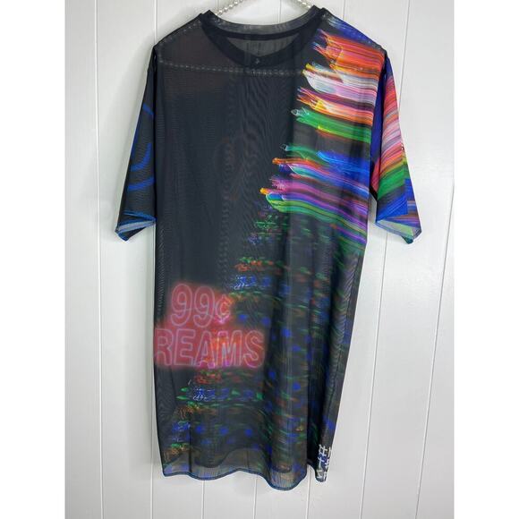 One Teaspoon 99 cent Dreams Mesh T Dress in Black Size XS NWT - Picture 10 of 11